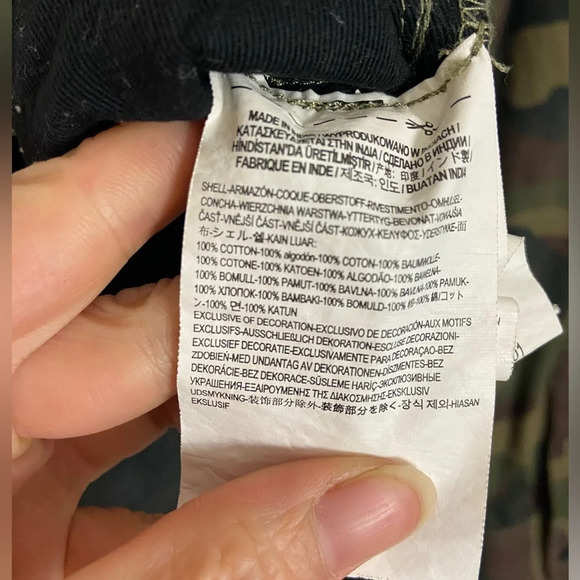 VANS ARLINGTON BUTTON DOWN SHIRT CAMO JACKET SZ  M - Picture 7 of 11